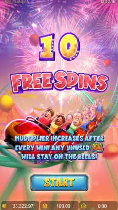 Wild Coaster FREE SPINS FEATURE