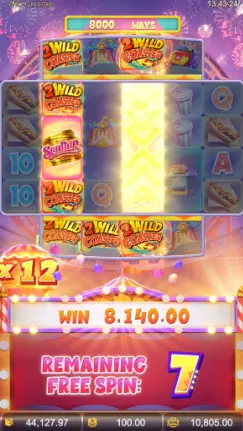 Wild Coaster FREE SPINS FEATURE