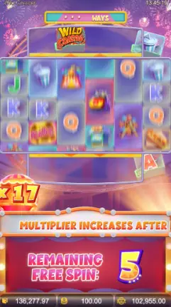 Wild Coaster FREE SPINS FEATURE