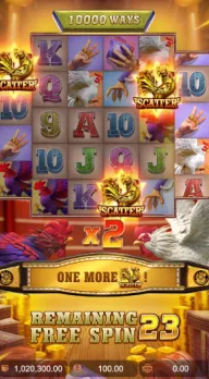 ฟรีสปิน Rooster Rumble