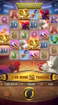 ฟรีสปิน Rooster Rumble