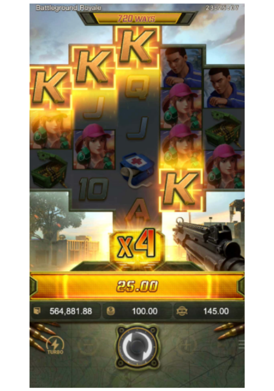 สัญลักษณ์ตัวคูณ Battleground Royale